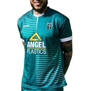O'Neills Sutton United 22/23 Away Jersey Mens Size M Teal Green SUFC Soccer